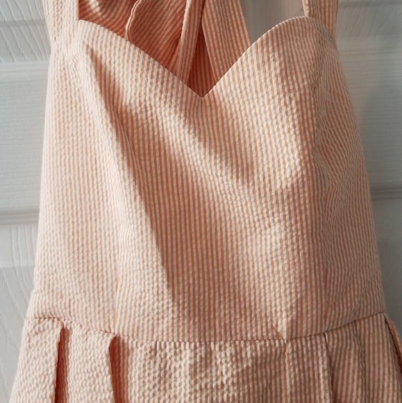 Nwt XS Lauren James Livingston Dress - orange - Picture 3 of 5